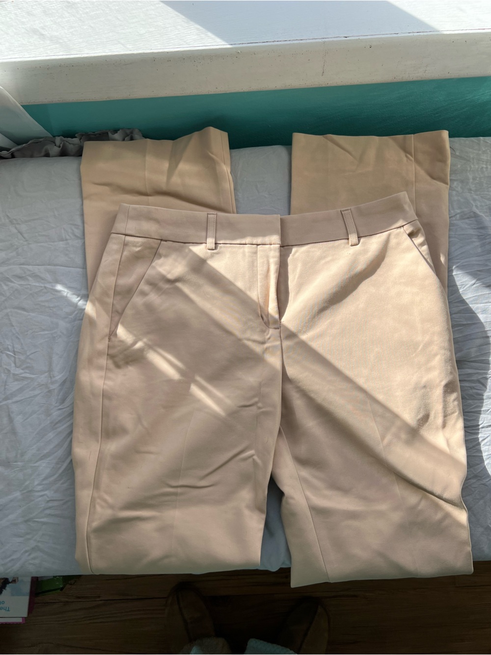 Express Women's Tailored Trousers - Light Beige